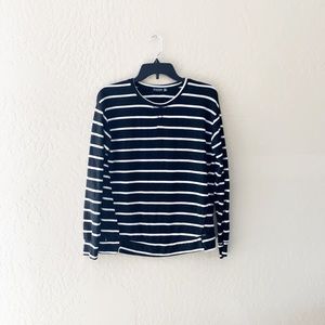 🌿Final Sale Bershka • BSKGIRL Cozy Soft‎ Striped Sweater Top